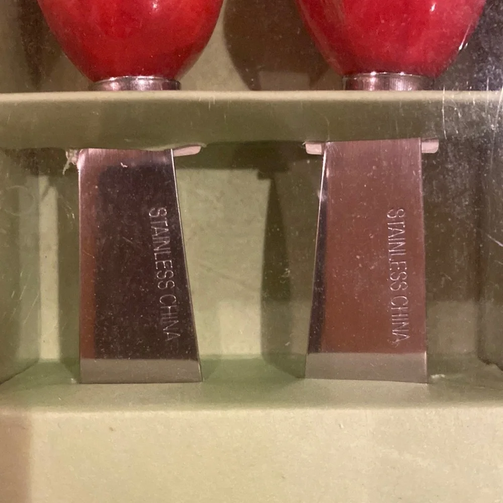 Williams Sonoma NWT Apple Harvest Spreaders Set of Two 2 NEW!! NIB Fruit RARE!!